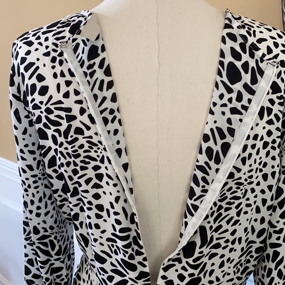 LOFT ANIMAL PRINT PEPLUM BLOUSE - Picture 6 of 15